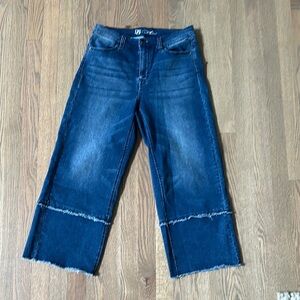 DG2 by Diane Gilman Blue Ankle Cropped Jeans J(15)